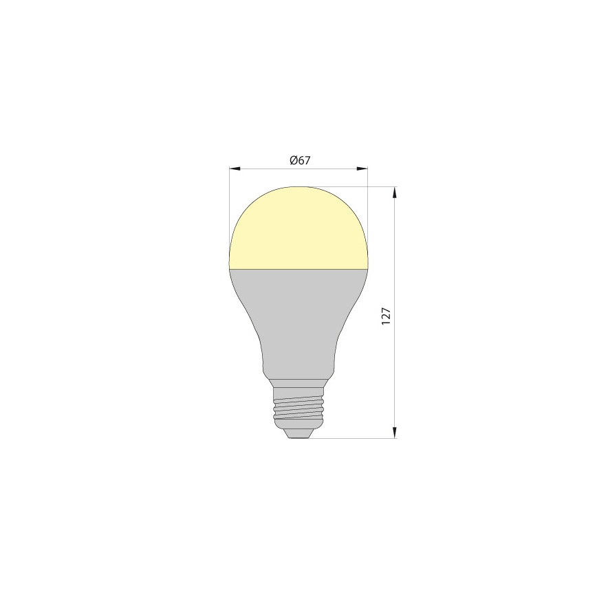 LED Žárovka LEDSTAR ECO E27/12W/230V