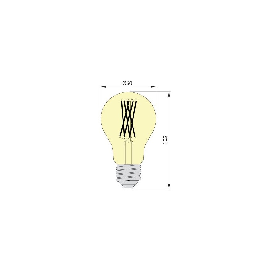 LED Žárovka LEDSTAR VINTAGE E27/10W/230V 3000K