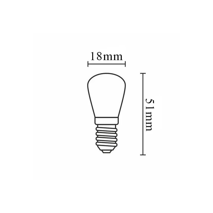 LED Žárovka MINI E14/3,5W/230V 4000K