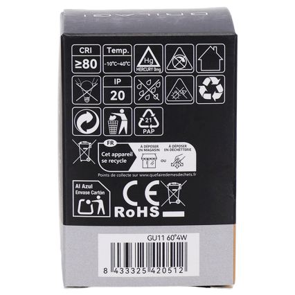 LED Žárovka MR11 GU10/4W/230V 3000K 60° - BRILAGI