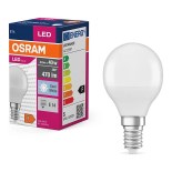LED Žárovka P40 E14/4,9W/230V 4000K - Osram
