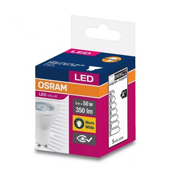 LED Žárovka PAR16 GU10/5W/230V 2700K - Osram