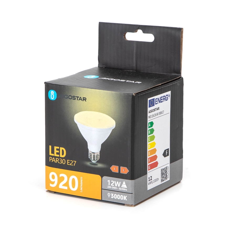 LED Žárovka PAR30 E27/12W/230V 3000K - Aigostar