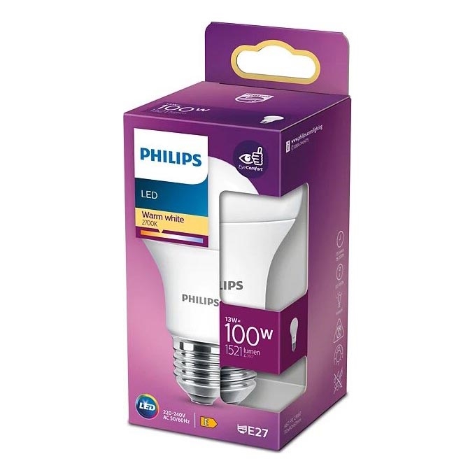 LED Žárovka Philips A60 E27/13W/230V 2700K