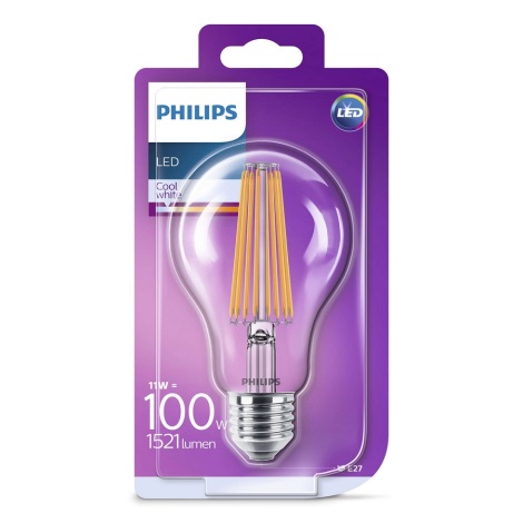 LED Žárovka Philips A70 E27/11W/230V 4000K