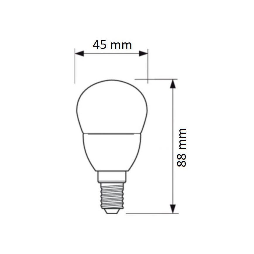 LED Žárovka Philips E14/4W/230V 2700K