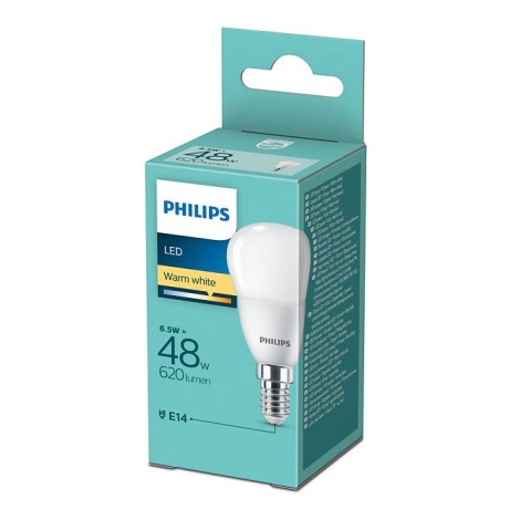 LED Žárovka Philips E14/6,5W/230V 2700K