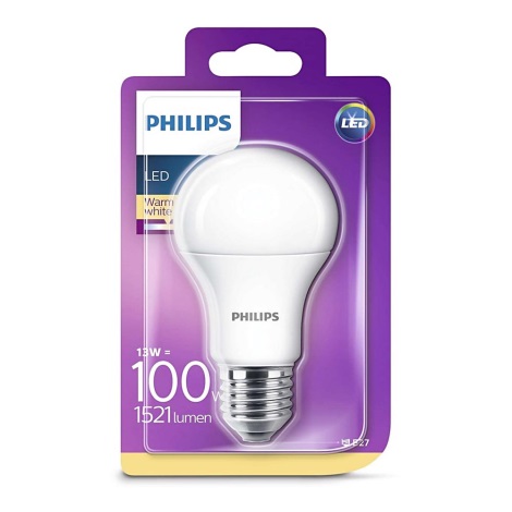 LED Žárovka Philips E27/13W/230V 2700K