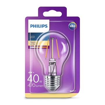 LED žárovka Philips E27/4W/230V 2700K