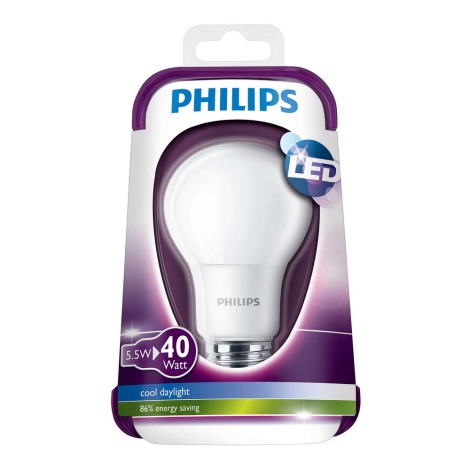 LED žárovka Philips E27/5,5W/230V 6000K