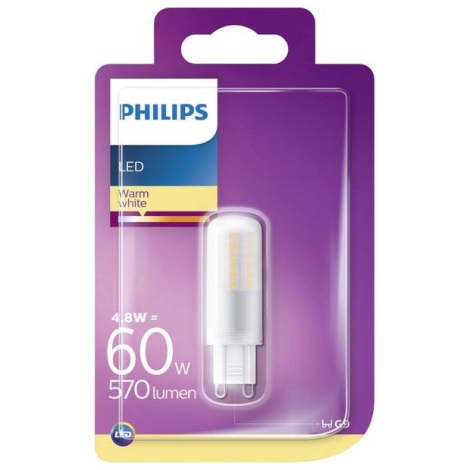 LED Žárovka Philips G9/4,8W/230V 2700K