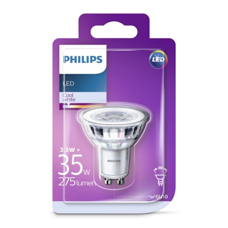 LED Žárovka Philips GU10/3,5W/230V 4000K