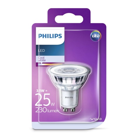 LED Žárovka Philips GU10/3W/230V 4000K
