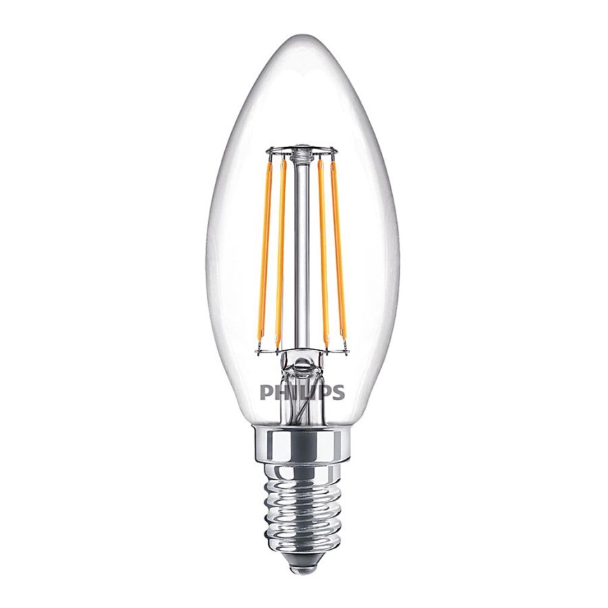 LED Žárovka Philips VINTAGE B35 E14/4,3W/230V 2700K