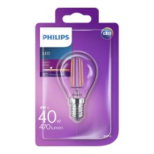 LED Žárovka Philips VINTAGE P45 E14/4W/230V 2700K