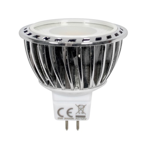 LED Žárovka PREMIUM GU5,3/MR16/5W/12V 2700 -3200 K