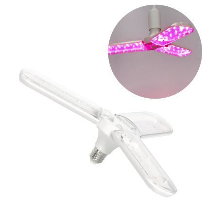 LED Žárovka pro růst rostlin PLANTY E27/24W/230V 1200K