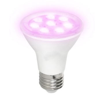 LED Žárovka pro růst rostlin PLANTY E27/7W/230V 1200K bílá