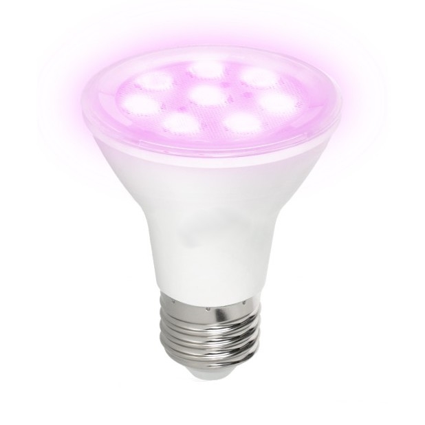 LED Žárovka pro růst rostlin PLANTY E27/7W/230V 1200K bílá