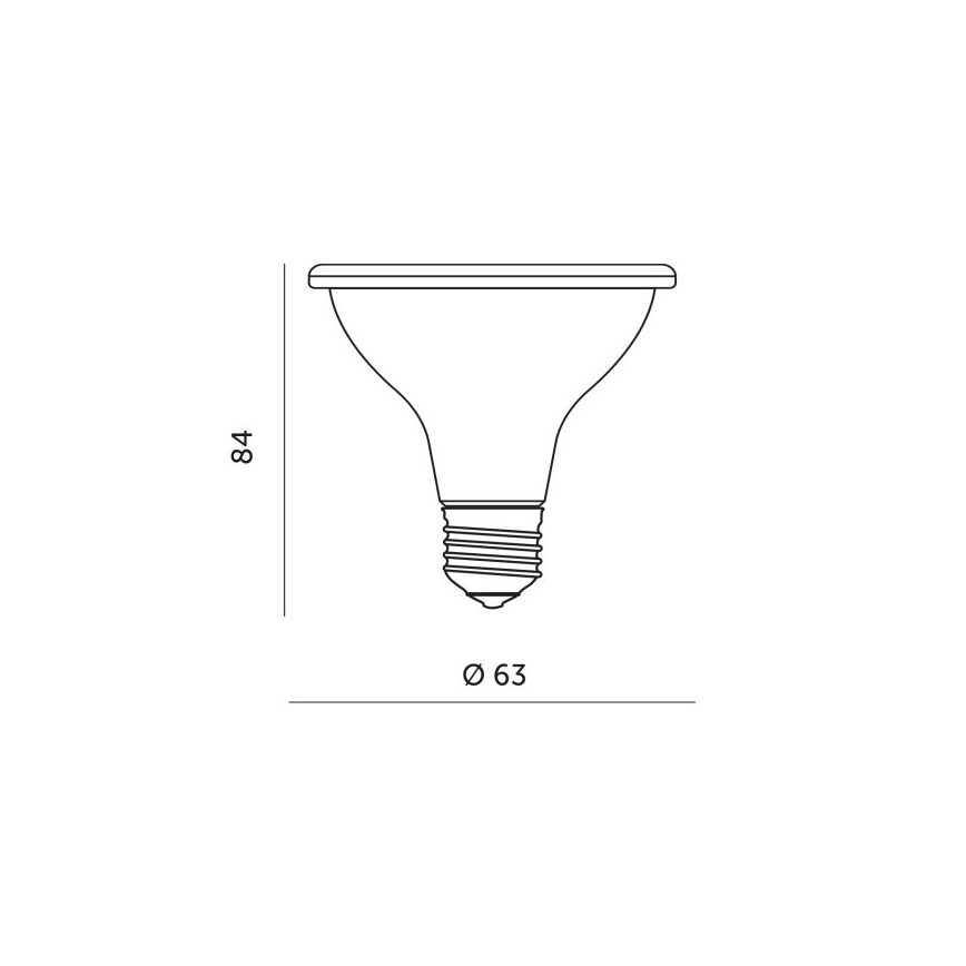 LED Žárovka pro růst rostlin PLANTY E27/7W/230V 1200K bílá