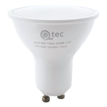 LED Žárovka Qtec GU10/8W/230V 4200K
