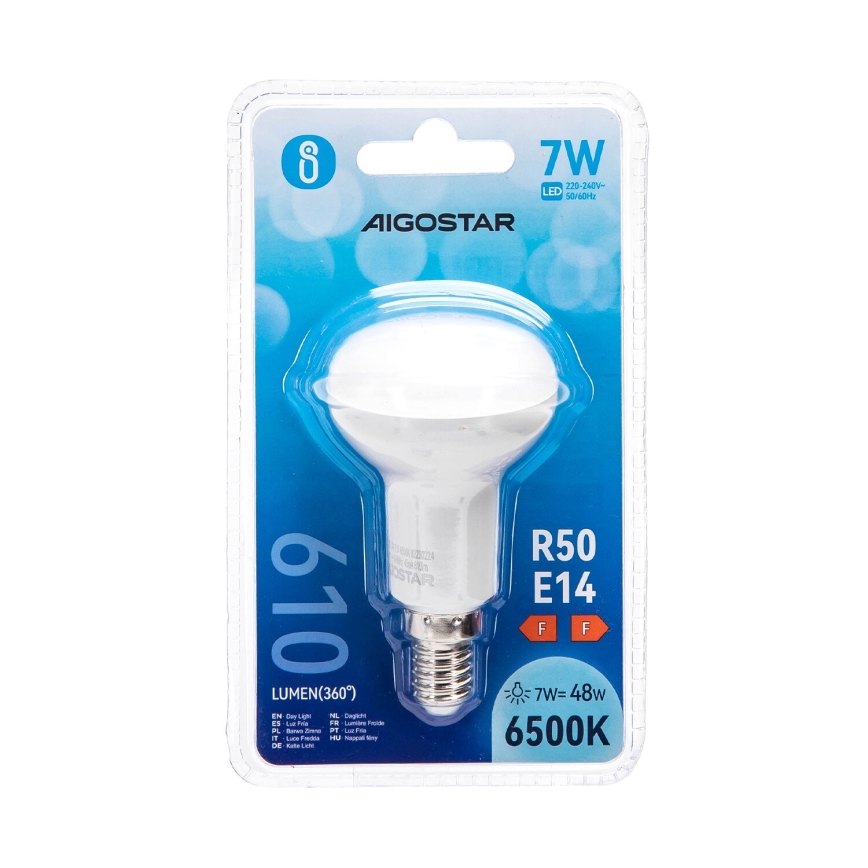 LED Žárovka R50 E14/7W/230V 6500K - Aigostar