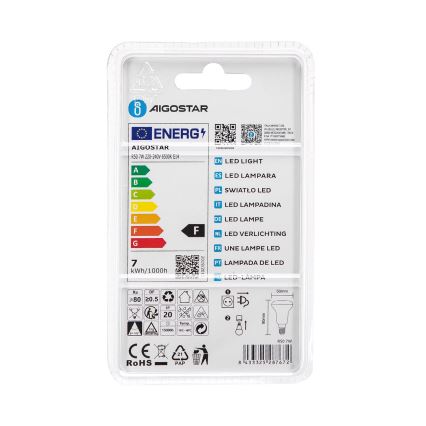 LED Žárovka R50 E14/7W/230V 6500K - Aigostar