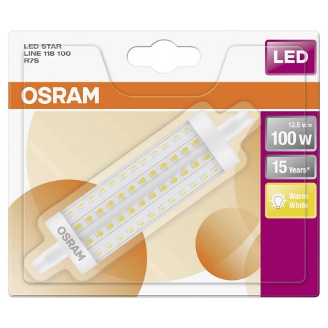 LED Žárovka R7s/12,5W/230V 2700K - Osram 118 mm