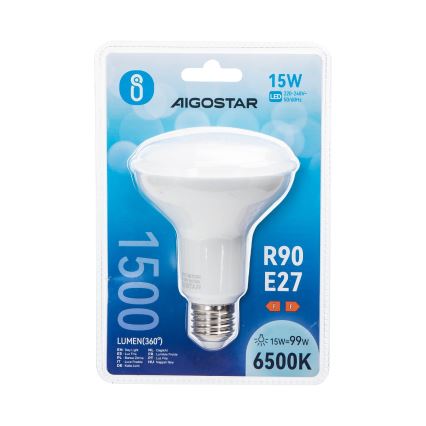 LED Žárovka R90 E27/15W/230V 6500K - Aigostar