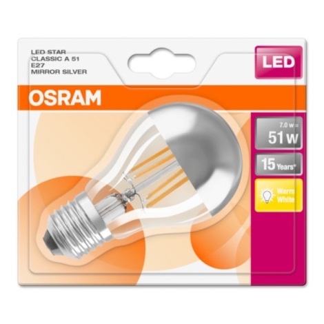 LED Žárovka RETROFIT E27/7W/230V 2700K - Osram