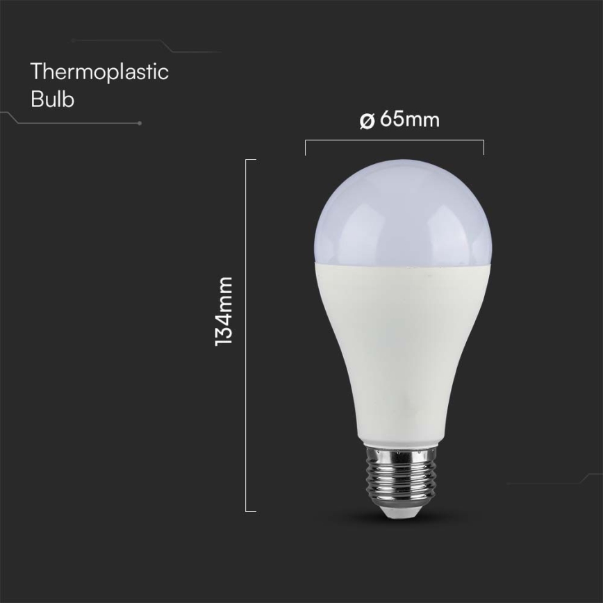 LED Žárovka SAMSUNG CHIP A65 E27/15W/230V 3000K