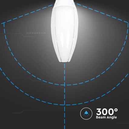 LED Žárovka SAMSUNG CHIP E40/60W/230V 4000K