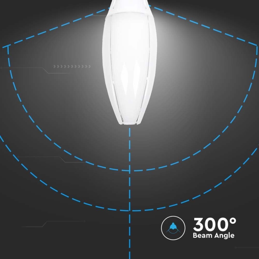 LED Žárovka SAMSUNG CHIP E40/60W/230V 4000K