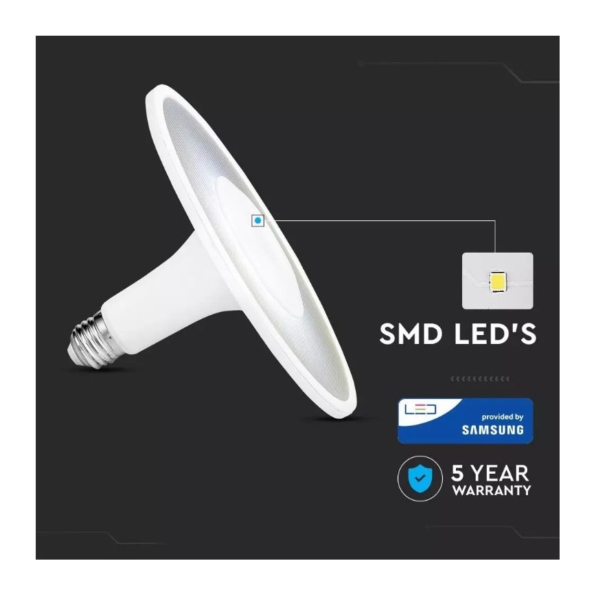 LED Žárovka SAMSUNG CHIP UFO E27/18W/230V 120° 4000K