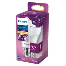 LED Žárovka se senzorem Philips A60 E27/8W/230V 2700K