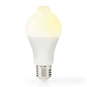 LED Žárovka se senzorem pohybu a soumraku A60 E27/4,9W/230V 3000K