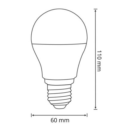 LED Žárovka se senzorem pohybu a soumraku A60 E27/8W/230V 3000K