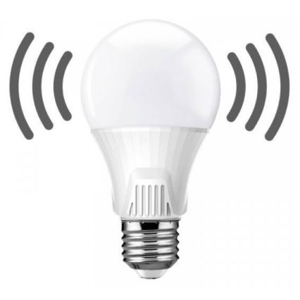 LED Žárovka se senzorem pohybu E27/9W/230V 6500K