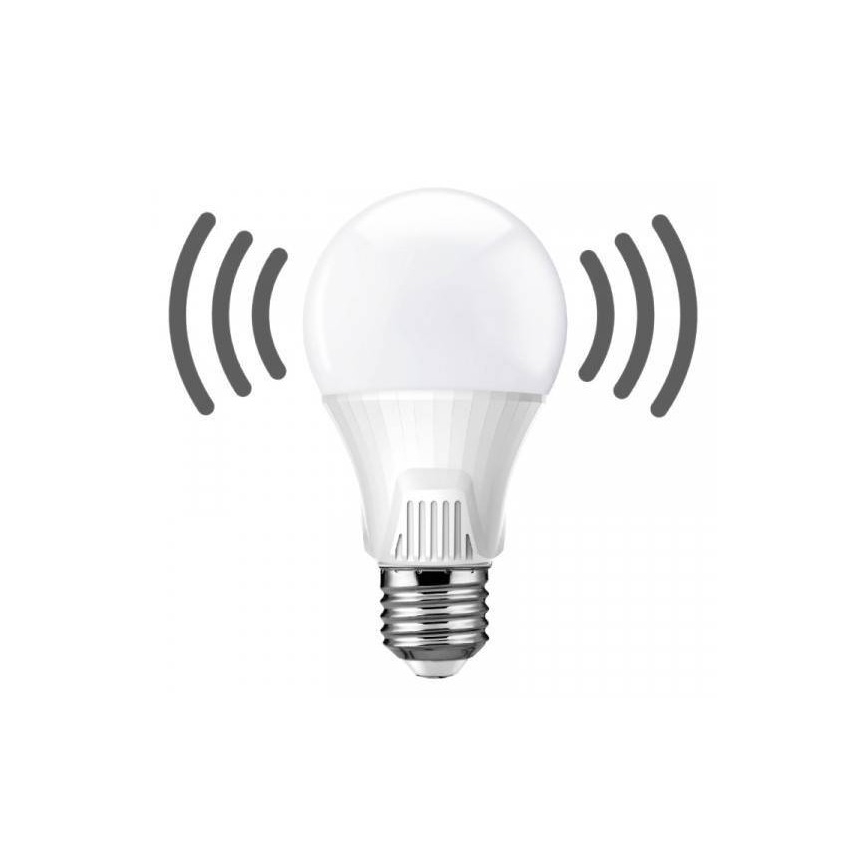 LED Žárovka se senzorem pohybu E27/9W/230V 6500K