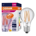 LED Žárovka se senzorem soumraku CLASSIC FILAMENT A60 E27/7,3W/230V 2700K - Osram