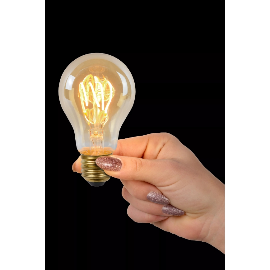 LED Žárovka se senzorem soumraku FILAMENT A60 E27/4W/230V 2200K - Lucide 49042/04/62