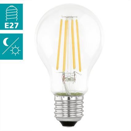 LED Žárovka se senzorem soumraku VINTAGE A60 E27/6W/230V 3000K - Eglo 11886