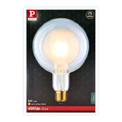 LED Žárovka SHAPE G125 E27/4W/230V 2700K - Paulmann 28764