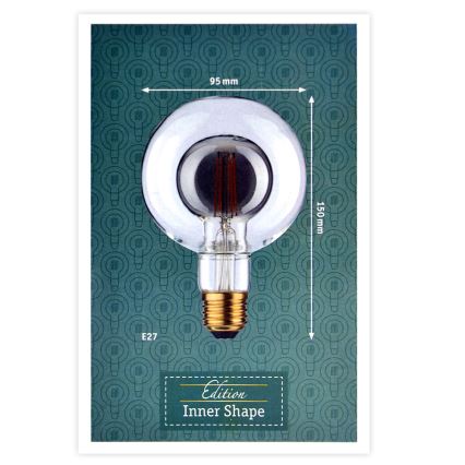 LED Žárovka SHAPE G95 E27/4W/230V 2700K - Paulmann 28766