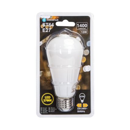LED Žárovka ST64 E27/12W/230V 320° 2700K - Aigostar