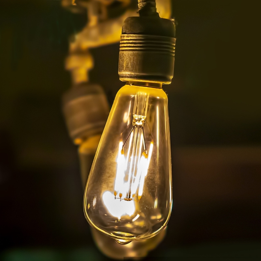 LED Žárovka ST64 E27/6W/230V 2200K - Aigostar