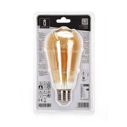 LED Žárovka ST64 E27/6W/230V 2200K - Aigostar