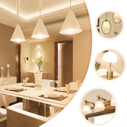 LED Žárovka ST64 E27/8W/230V 2700K - Aigostar