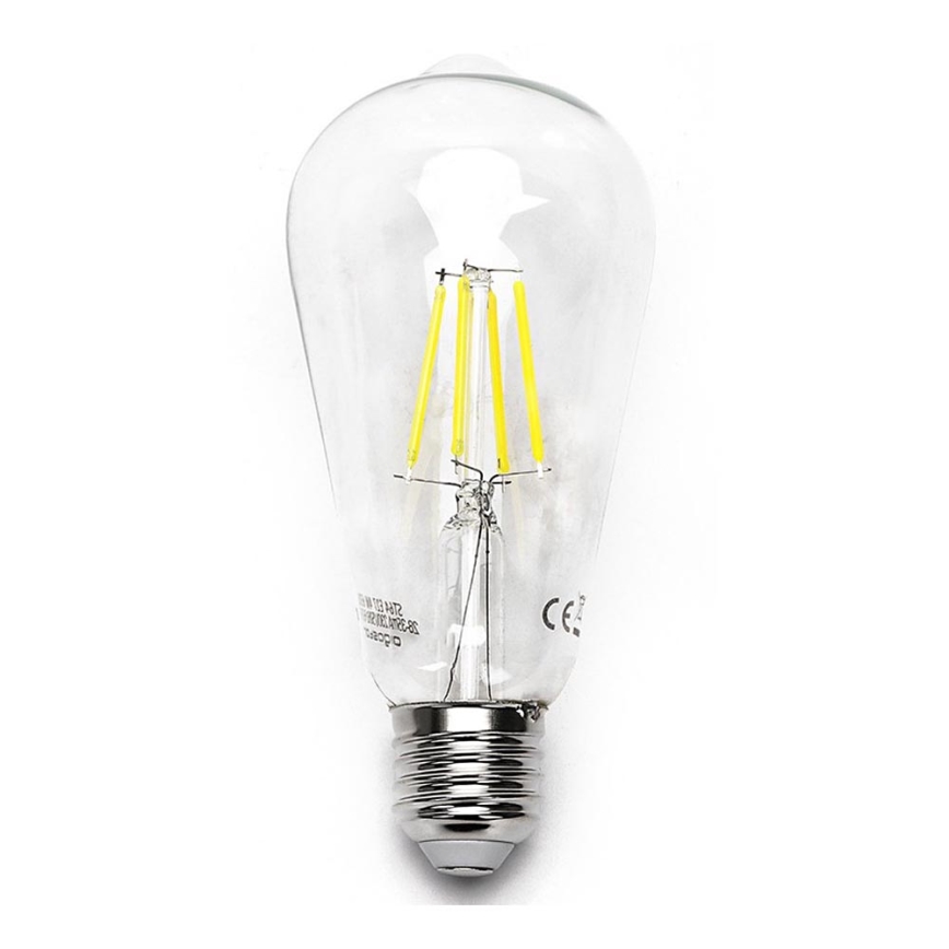 LED Žárovka ST64 E27/8W/230V 6500K - Aigostar