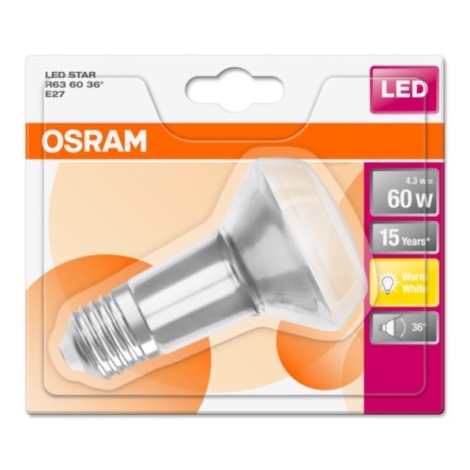 LED Žárovka STAR E27/4,3W/230V 2700K - Osram